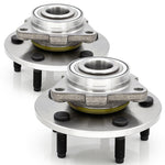 2x Front Wheel Hub & Bearing Set For 2002-2008 DODGE RAM 1500 w/ REAR {ABS} Pair