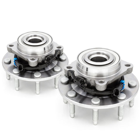 2x 515098 Front Wheel Hub Bearing For Chevy Silverado Suburban Sierra Yukon HD