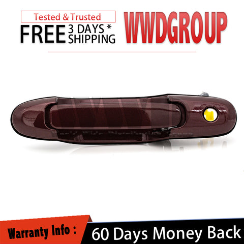 For 98-03 Toyota Sienna Outside Door Handle Red 3M6 Front Left Driver Side